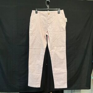 Urban Outfitters Skinny Fit Chino Pants 30x30 Pink Rose Cotton Twill Trousers